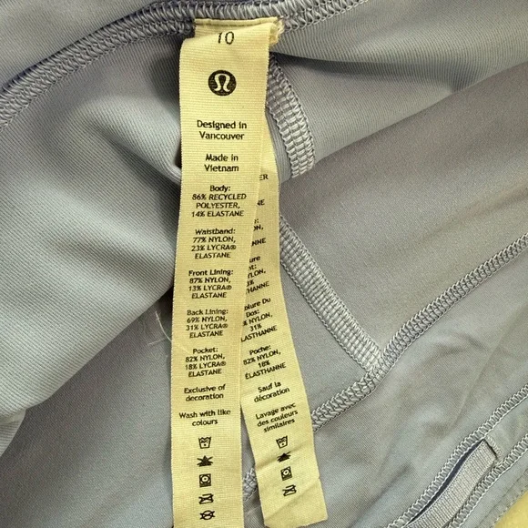 Lululemon Pace Rival Mid-Rise Skirt Lilac Smoke Size 10 - Picture 5 of 10